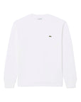 LACOSTE AE044 CREWNECK T-SHIRTS MALE AD BLANC