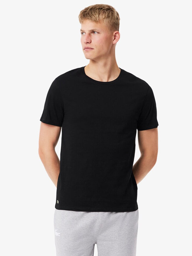 LACOSTE AE211 UNDERWEAR TEE SHIRT MALE BLANC ARGEN TH9010 00BXY