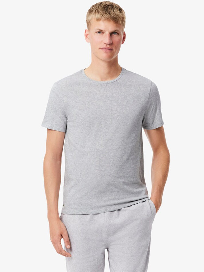 LACOSTE AE211 UNDERWEAR TEE SHIRT MALE BLANC ARGEN TH9010 00BXY