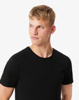 LACOSTE AE211 UNDERWEAR TEE SHIRT MALE NOIR TH9010 00031