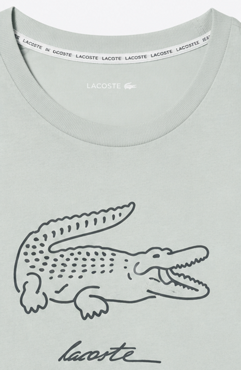 LACOSTE PRINTED COTTON LOUNGEWEAR MALE T-SHIRT