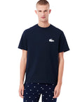 LACOSTE TEE SHIRTS COL ROND HOMME ADULTE MARINE BL