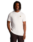 LYLE & SCOTT THISTLE CLUB PRINT T-SHIRT WHITE