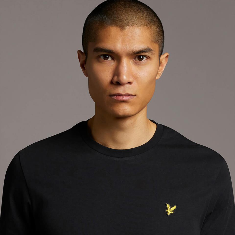 LYLE &amp; SCOTT PLAIN TSHIRT JET BLACK