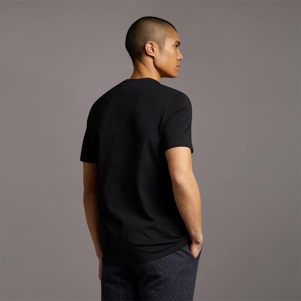 LYLE &amp; SCOTT PLAIN TSHIRT JET BLACK