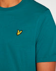 LYLE & SCOTT PLAIN T-SHIRT SLATE MALACHITE GREEN