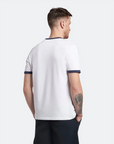 LYLE & SCOTT RINGER T-SHIRT WHITE/NAVY