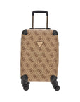 GUESS BERTA 18 IN 8-WHEELER LATTE LOGO/BROWN