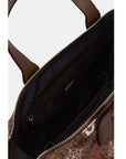 GUESS ELIETTE LOGO SMALL TOTE GINGER LOGO
