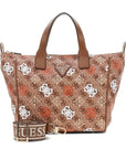 GUESS ELIETTE LOGO SMALL TOTE GINGER LOGO