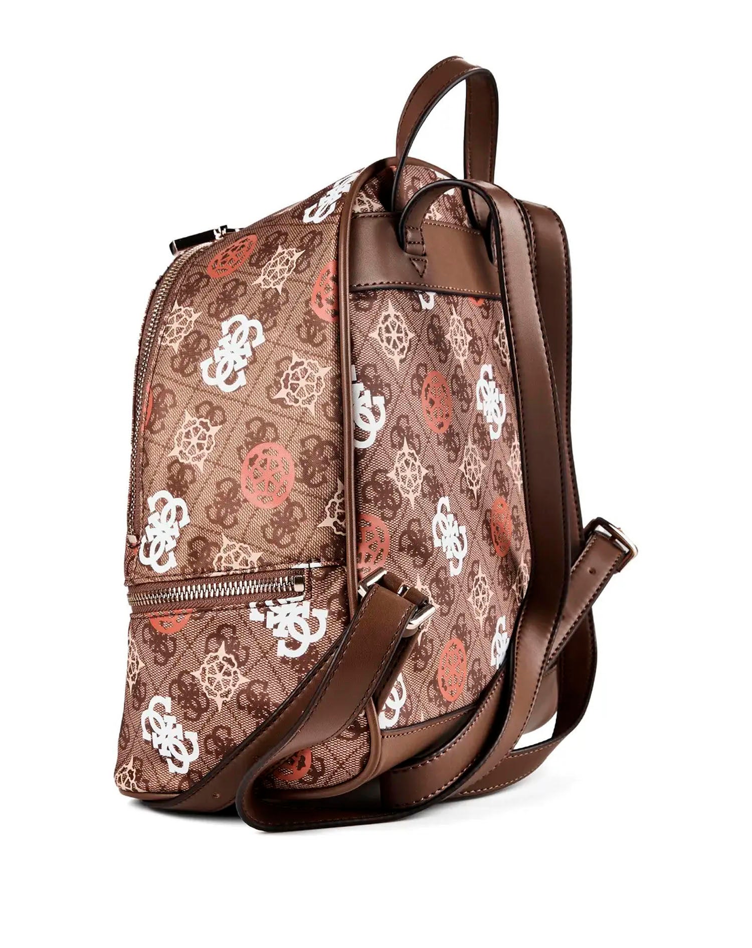 GUESS ELIETTE LOGO SMALL BACKPACK GINGER LOGO