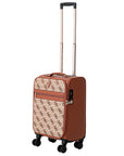 GUESS AUDREY LOGO 18 IN 8-WHEELER COGNAC LOGO
