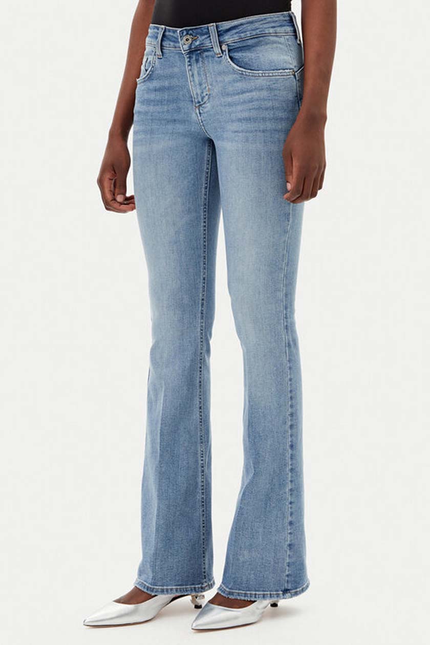 LIU JO PANTS DEN.BLU BLEACH REG.W