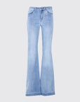 LIU JO ECS PANTS AUTHENTIC BEAT H W DENIM BLUE LONG
