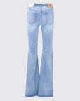 LIU JO ECS PANTS AUTHENTIC BEAT H W DENIM BLUE LONG