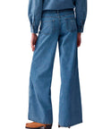 LIU JO GIACCA CAMICIA DENI RICAMO M/L DEN.BLUE IND