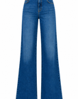 LIU JO B.UP GOOD FLARE H.W. DENIM BLUE DUBBLE WASH