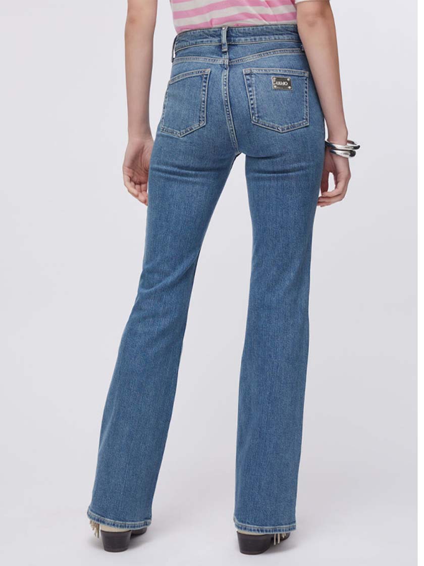 LIU JO PANTS MAGIC BOOT CUT H W DENIM BLUE OCEAN WASH - VAQUEROS / AZUL / 26 - ROPA