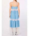LIU JO ABITO NEW MANHATTAN LACE DENIMBLU L TENCEL L