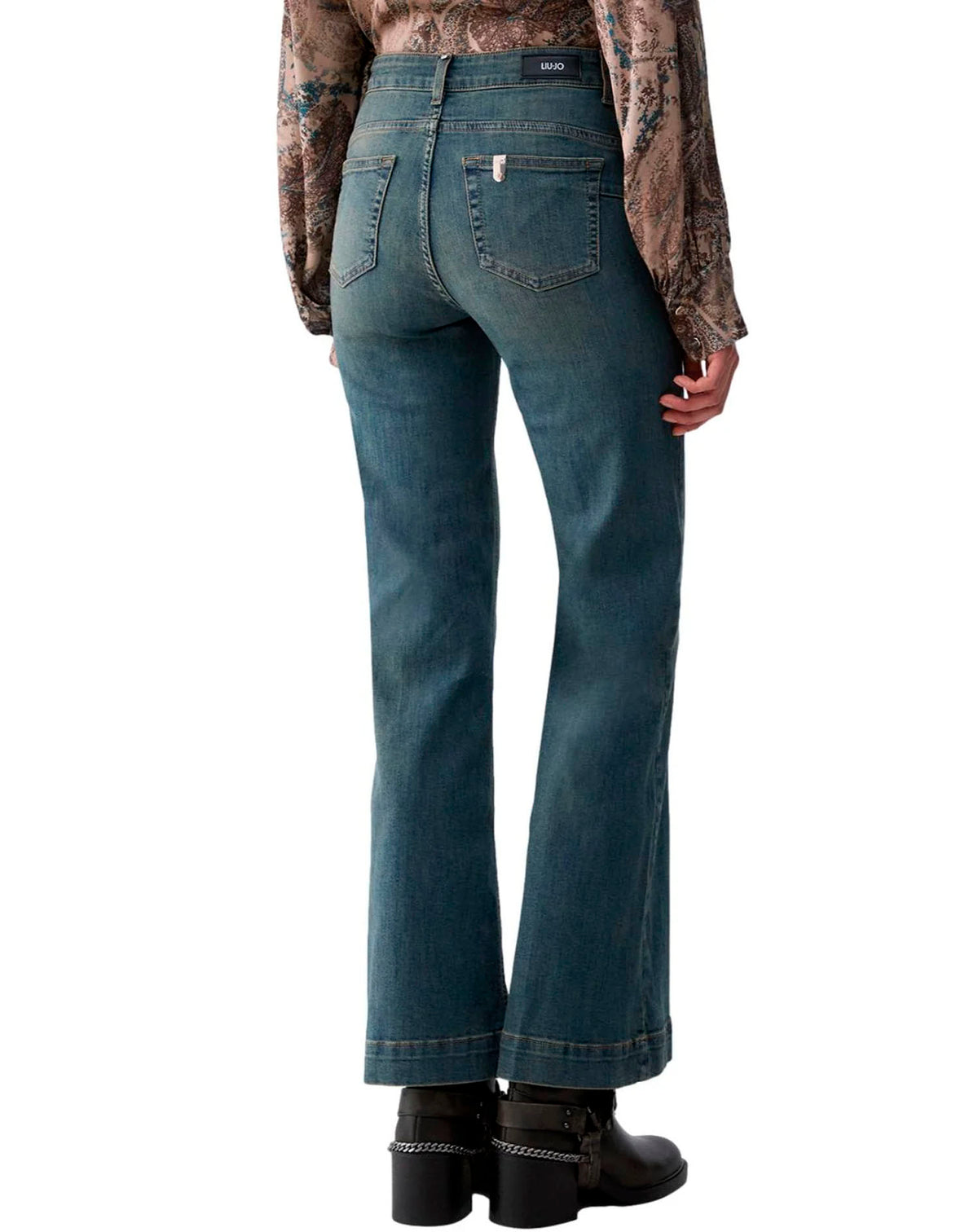 LIU JO PANTS DEN.BLUE DIRTY JOLIE