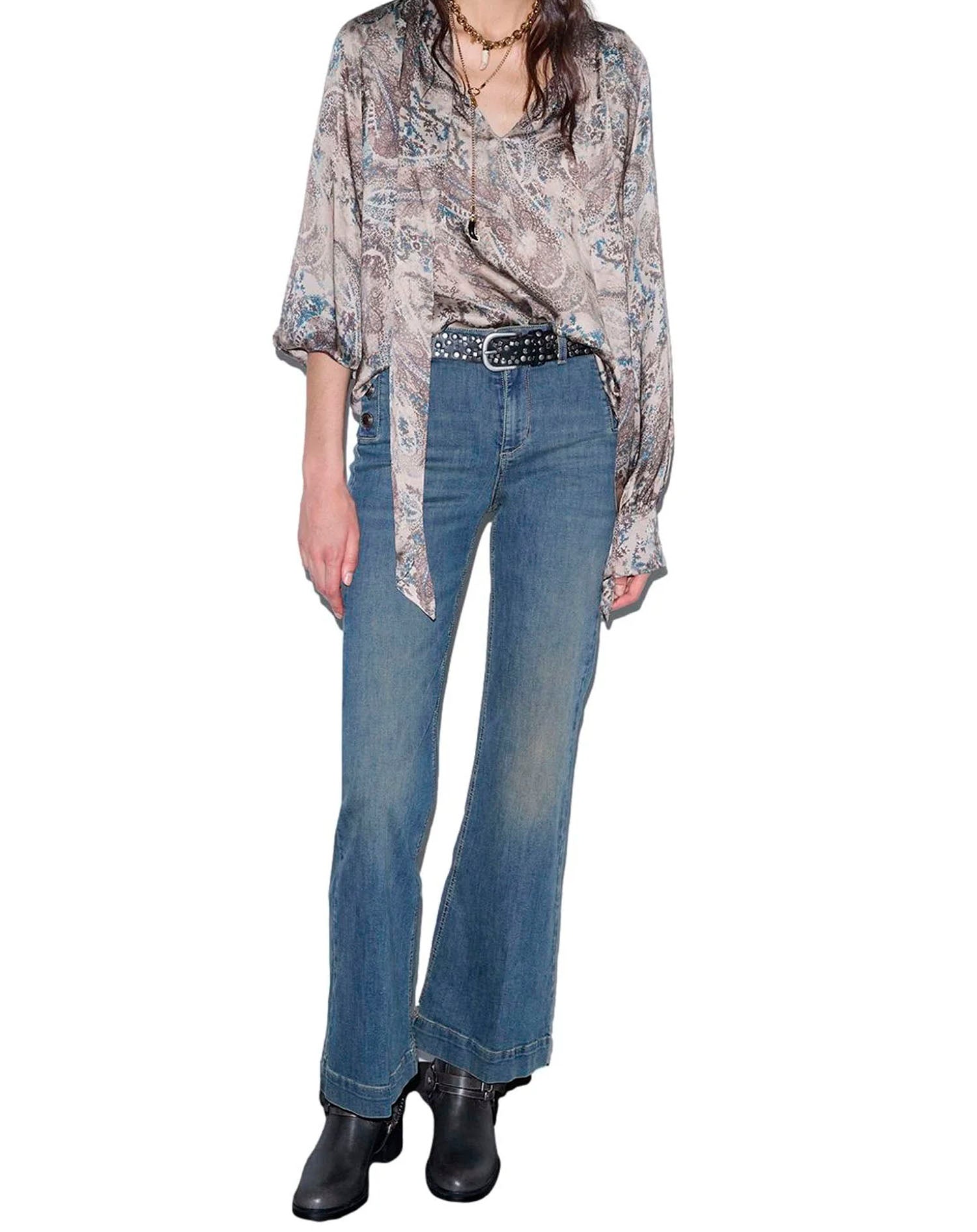 LIU JO PANTS DEN.BLUE DIRTY JOLIE