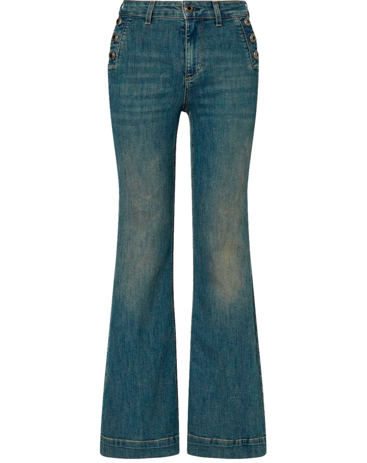 LIU JO PANTS DEN.BLUE DIRTY JOLIE