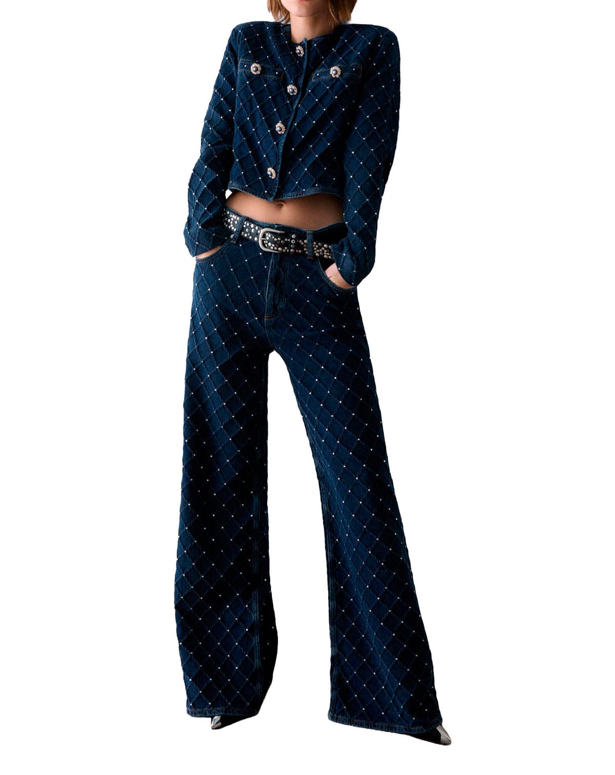 LIU JO JACKET DEN.BLUE SMART DIAMO