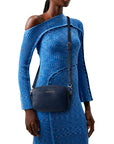 VALENTINO BAGS MINI BOLSO BANDOLERA BRIXTON AZUL