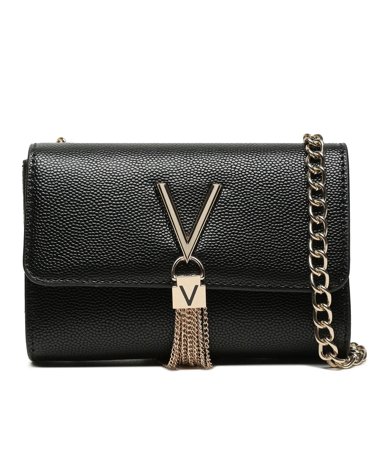 VALENTINO BAGS DIVINA CADENA NEGRO-ORO