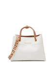 VALENTINO BAGS SHOPPING ALEXIA BLANCO/BEIGE