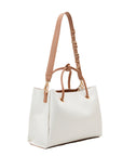 VALENTINO BAGS SHOPPING ALEXIA BLANCO/BEIGE