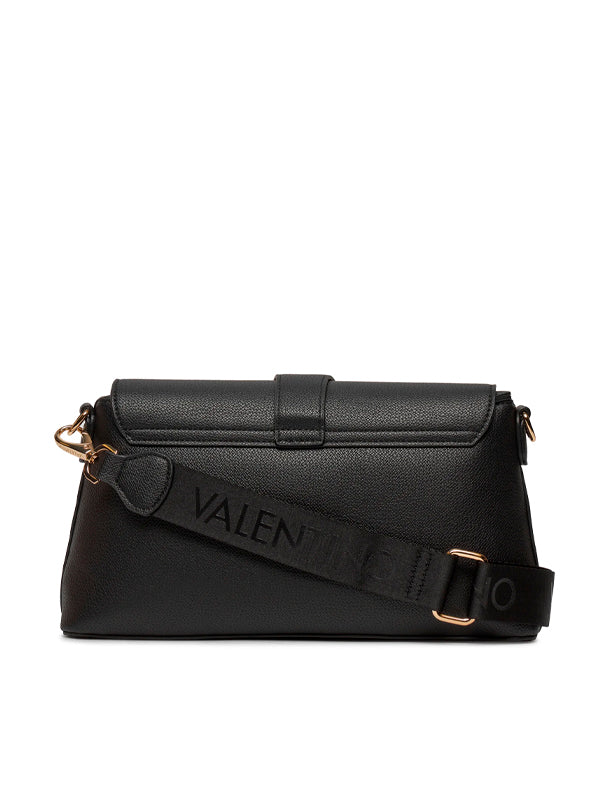 VALENTINO BAGS BANDOLERA CON SOLAPA BOWERY NEGRO