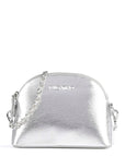 VALENTINO BAGS BANDOLERA MAYFAIR METALIZADO PLATA