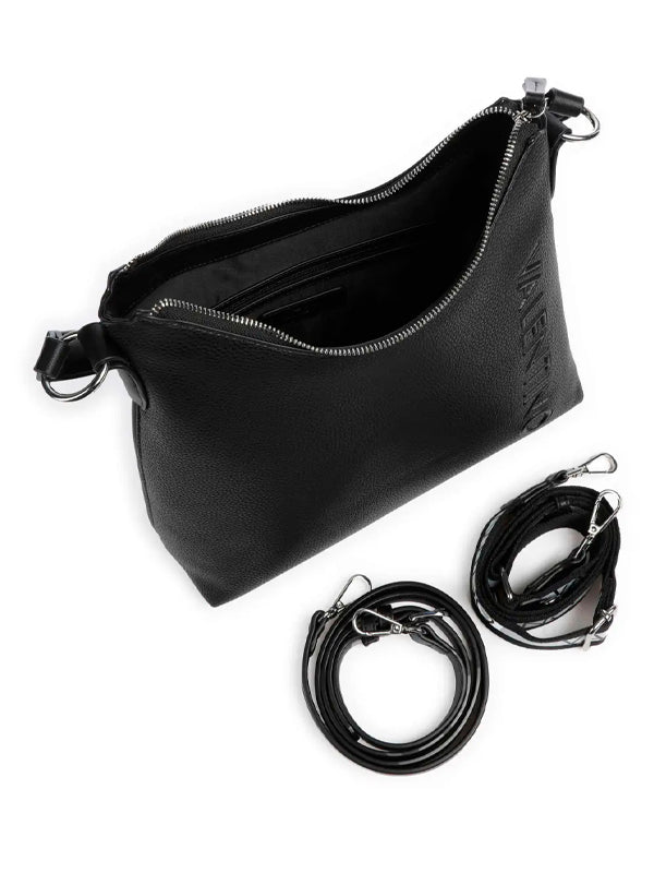 VALENTINO BAGS BANDOLERA HOBO SOHO NEGRO