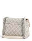 VALENTINO BAGS BANDOLERA FLAP BARRIO ECRU/MULTI