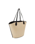 VALENTINO BAGS SHOPPER COVENT NATURAL/NEGRO