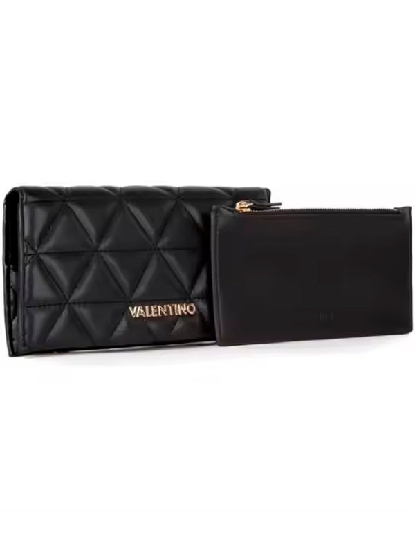 VALENTINO BAGS CARTERA CON CLIP CARNABY NEGRO