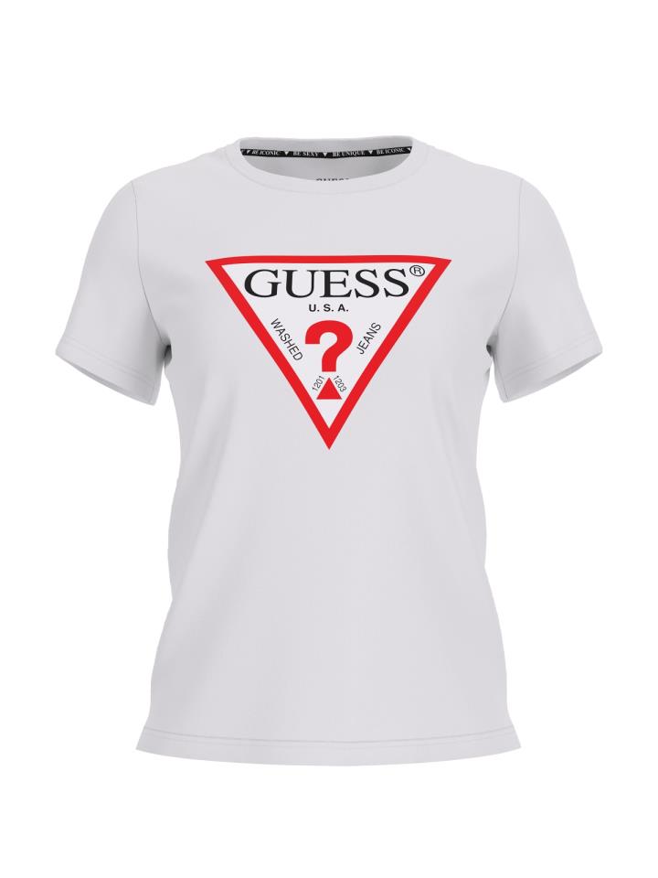 GUESS SS CN ORIGINAL TEE PURE WHITE