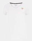 GUESS SS VN MINI TRIANGLE TEE PURE WHITE