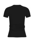 GUESS SS VN MINI TRIANGLE TEE PURE JET BLACK