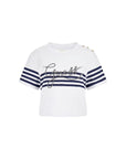 GUESS SS CN MARINA TEE PURE WHITE