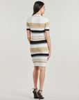 GUESS N EVIE STRIPED POLO DRESS SWTR