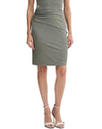 GUESS PRISCA JEWEL PENCIL SKIRT VOLCANO GREY