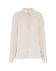 GUESS LS MARTHE LOGO SHIRT VANILLA BLUSH