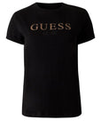 GUESS LEOPARD LUREX LOGO TEE