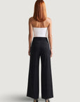 GUESS BASTIENNE WIDE LEG TROUSER JET BLACK A996