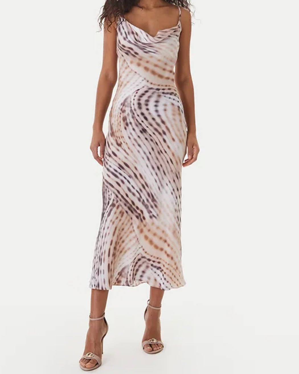 GUESS AKILINA DRESS SHIBORI DRIFT PRINT