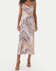 GUESS AKILINA DRESS SHIBORI DRIFT PRINT