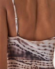 GUESS AKILINA DRESS SHIBORI DRIFT PRINT