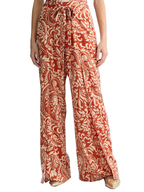 LIU JO PANTS PAISLEY TERRACOTTA